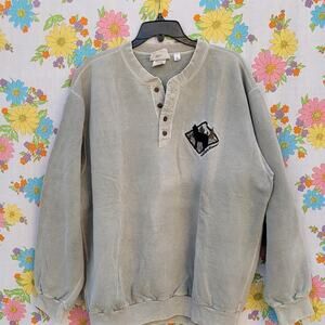 Northern elements 90s wolf nature Sweater